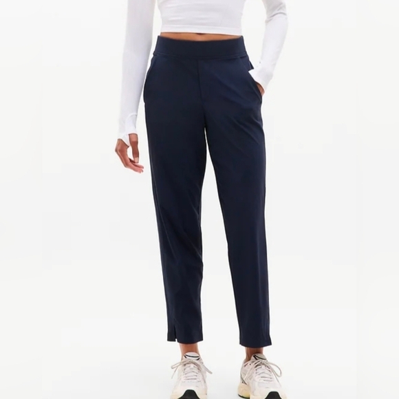 Athleta Pants - Athleta Brooklyn Mid Rise Ankle Pants Navy
